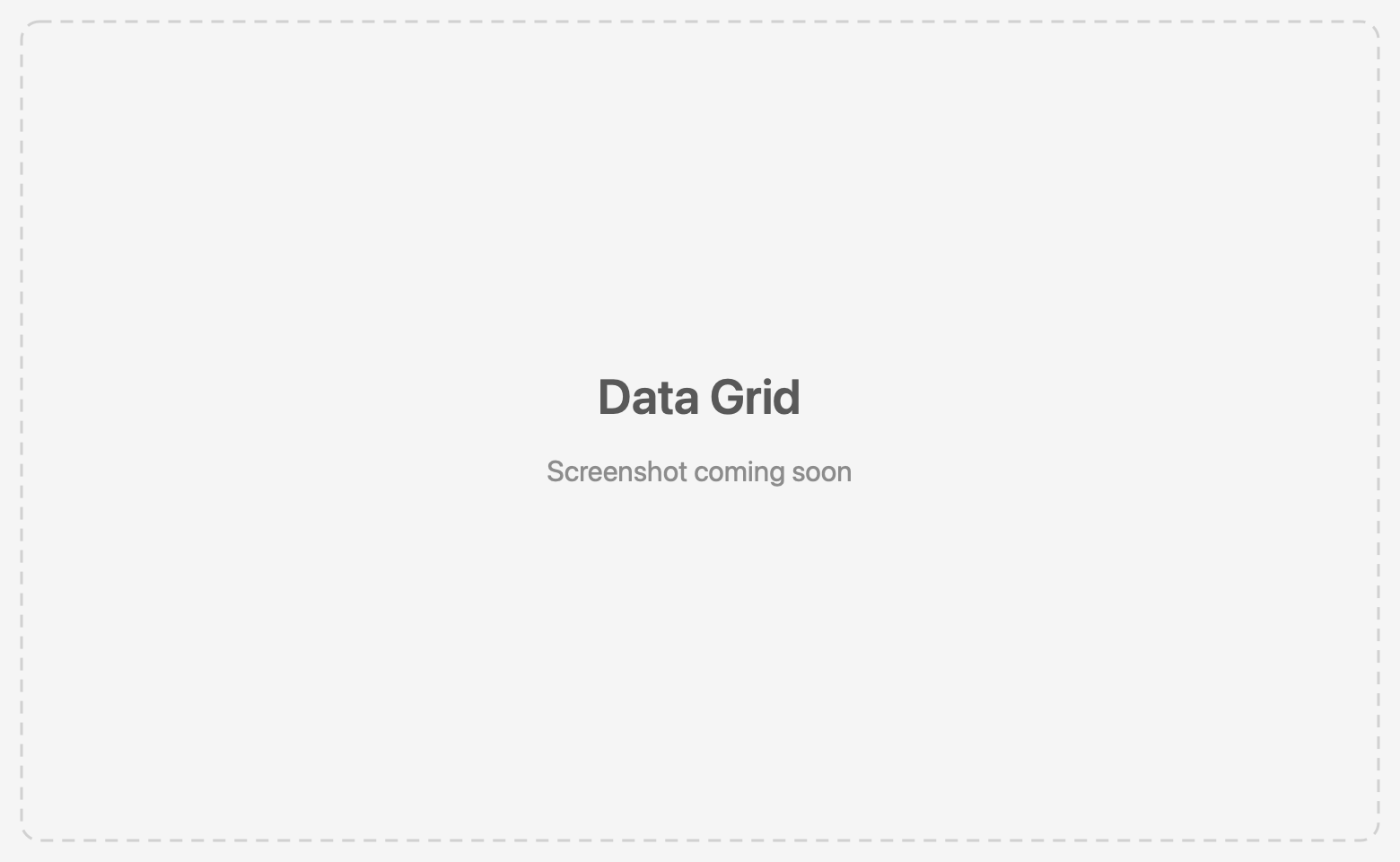 Data grid