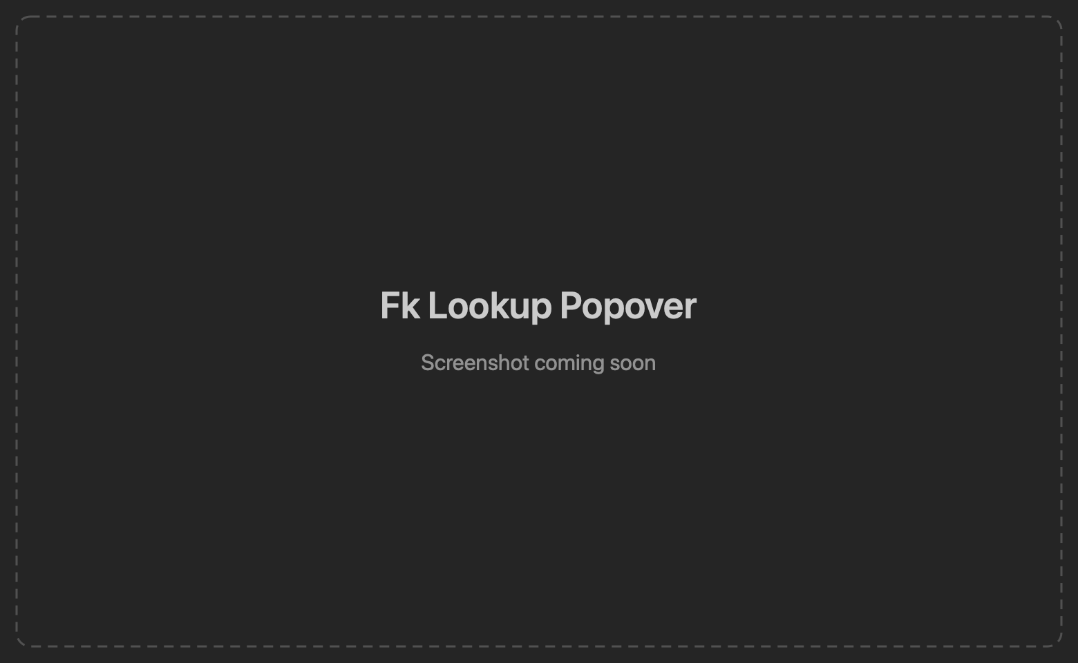 Foreign key lookup