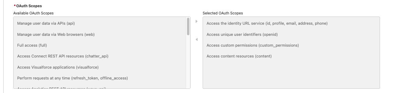 OAuth Scopes