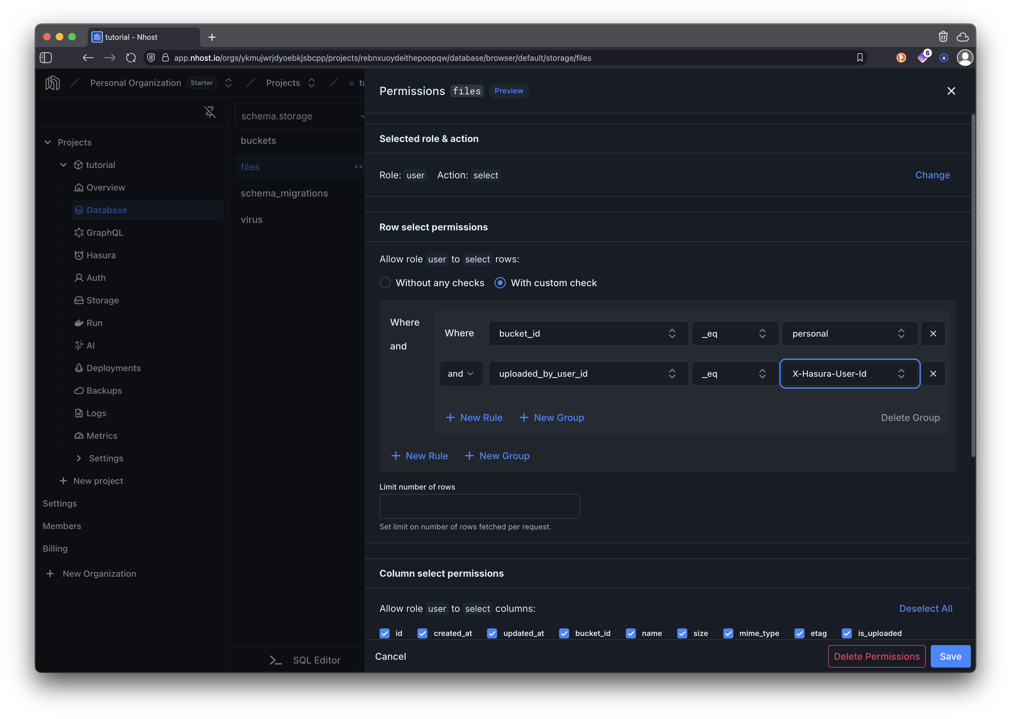 download files permissions