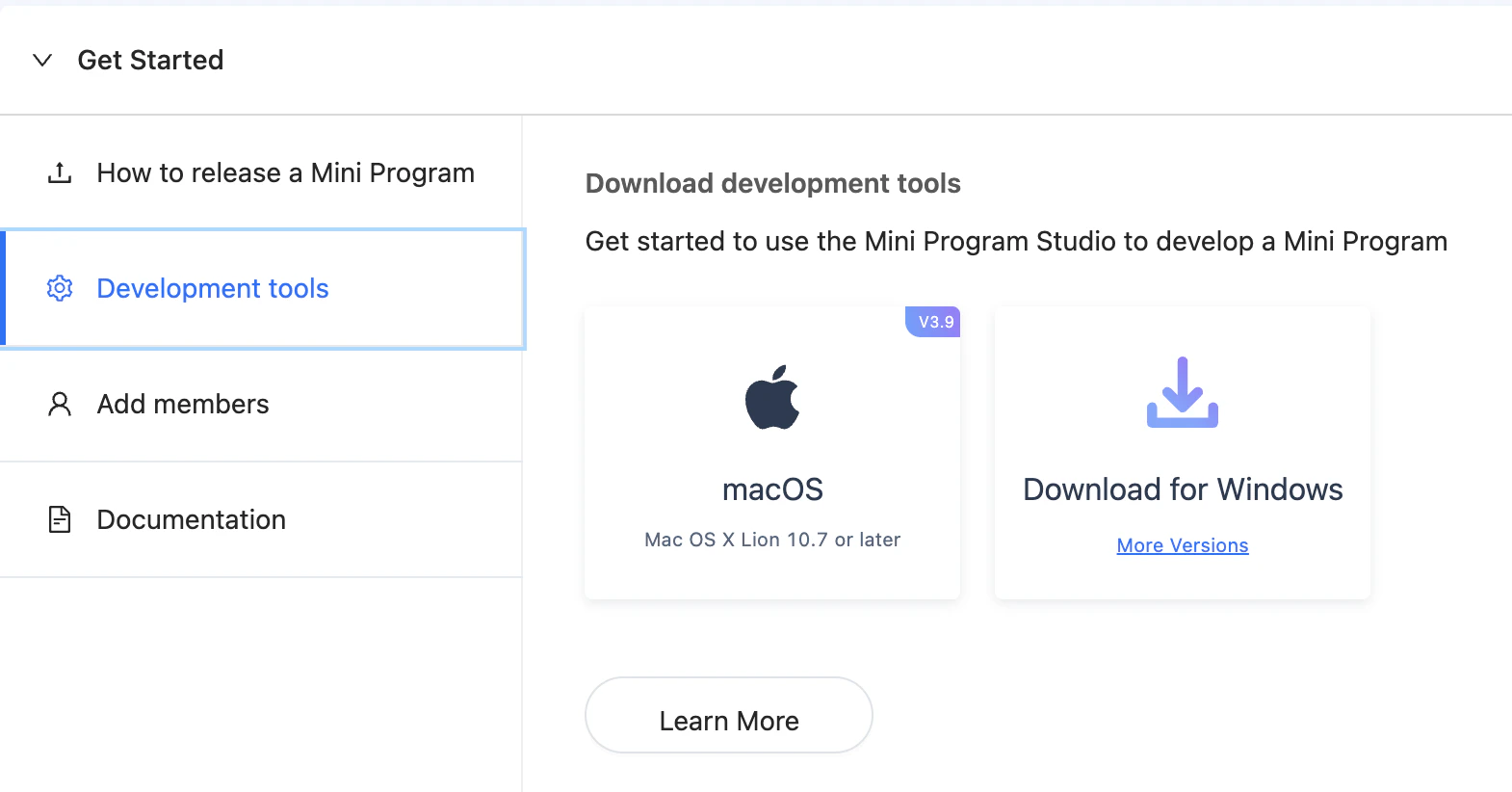 Download Mini Program Studio