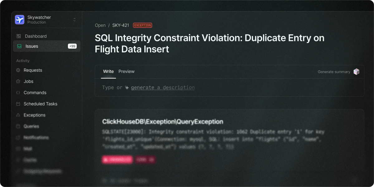Issue Description Generator