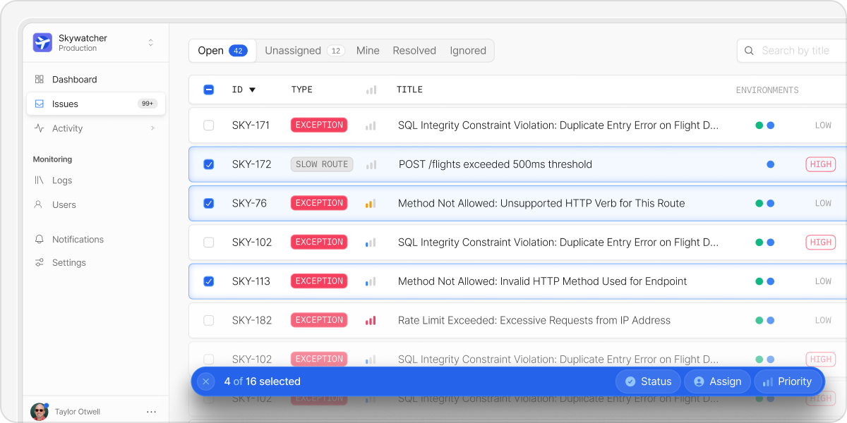 Issue management