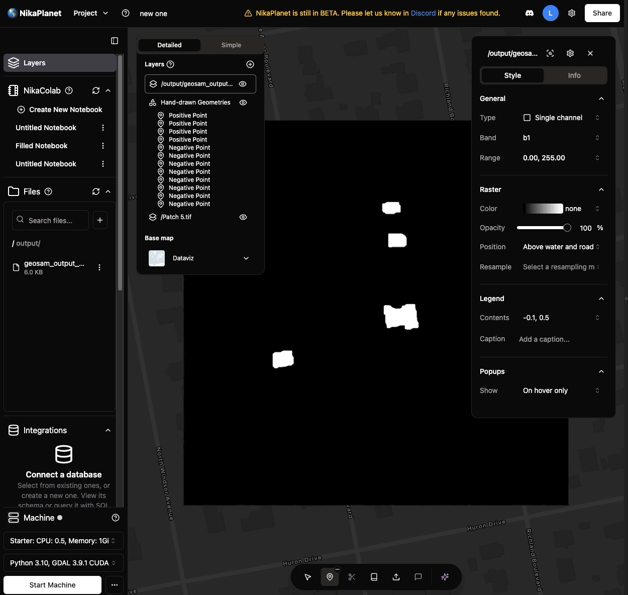Point Labeling and GeoSAM