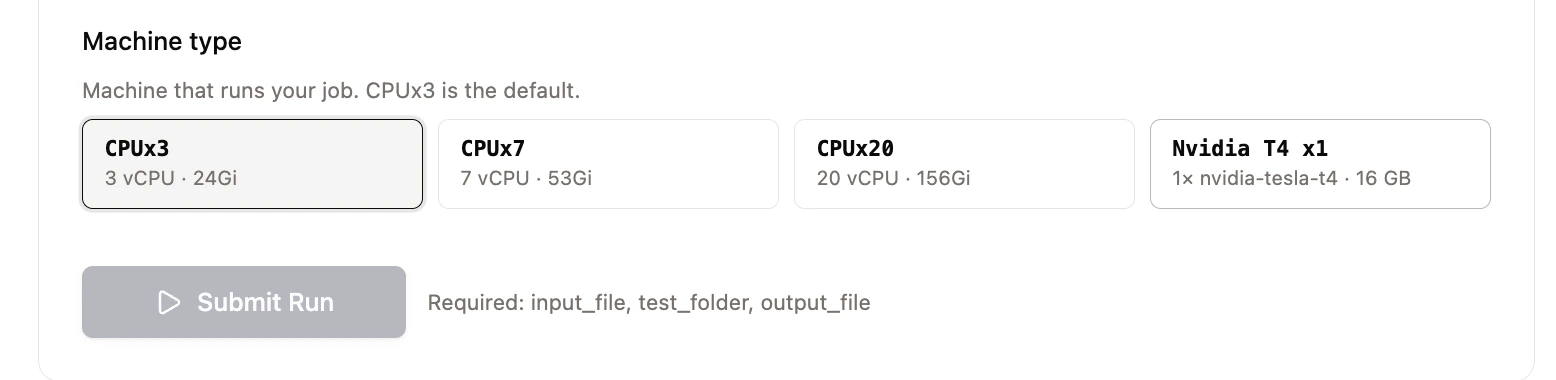 Worker Compute Selection