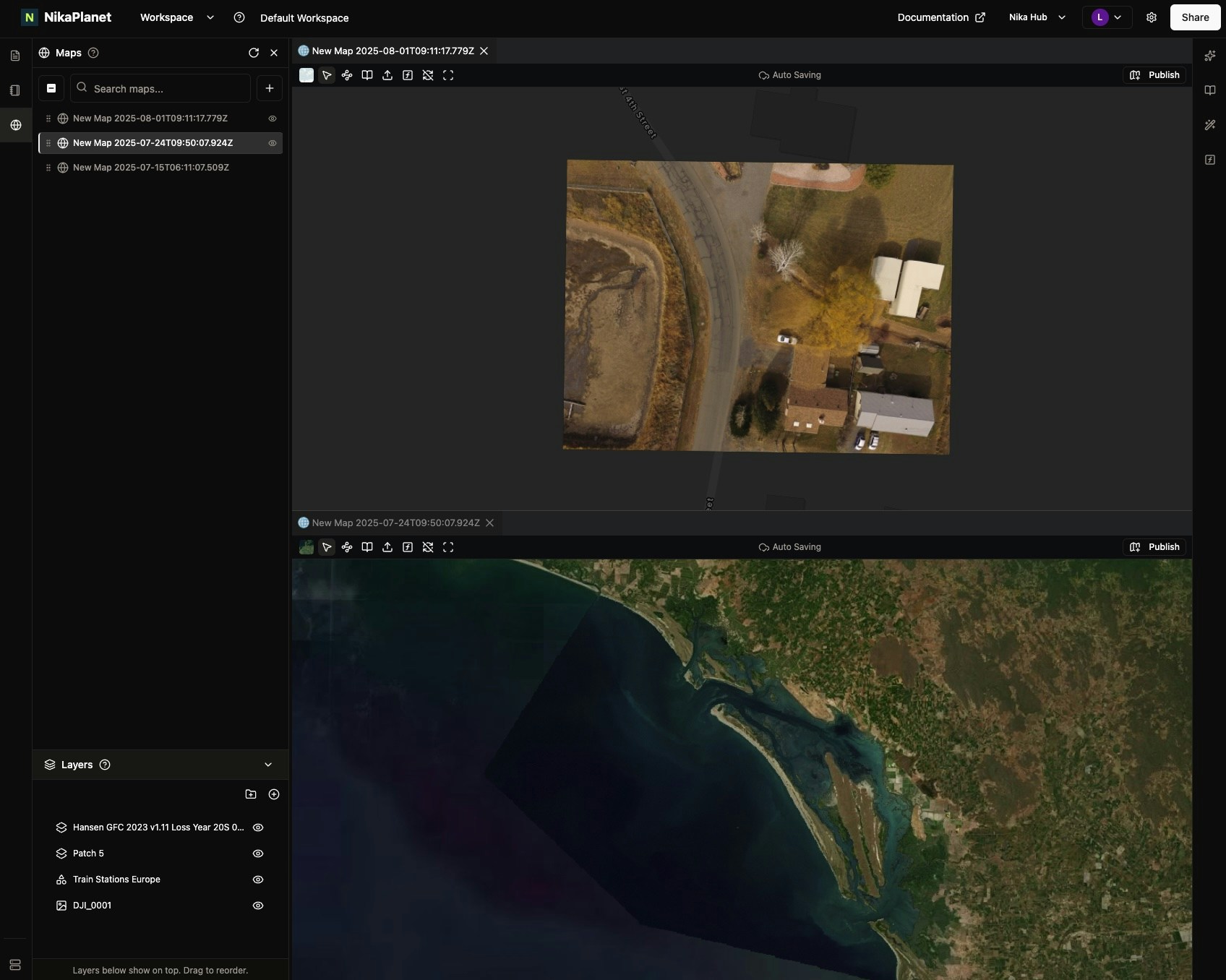Multiple Persistent Maps