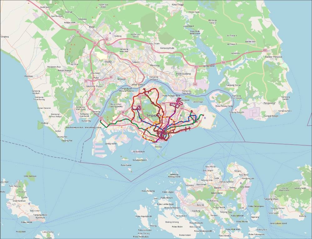 Singapore MRT Yearly Visualisation