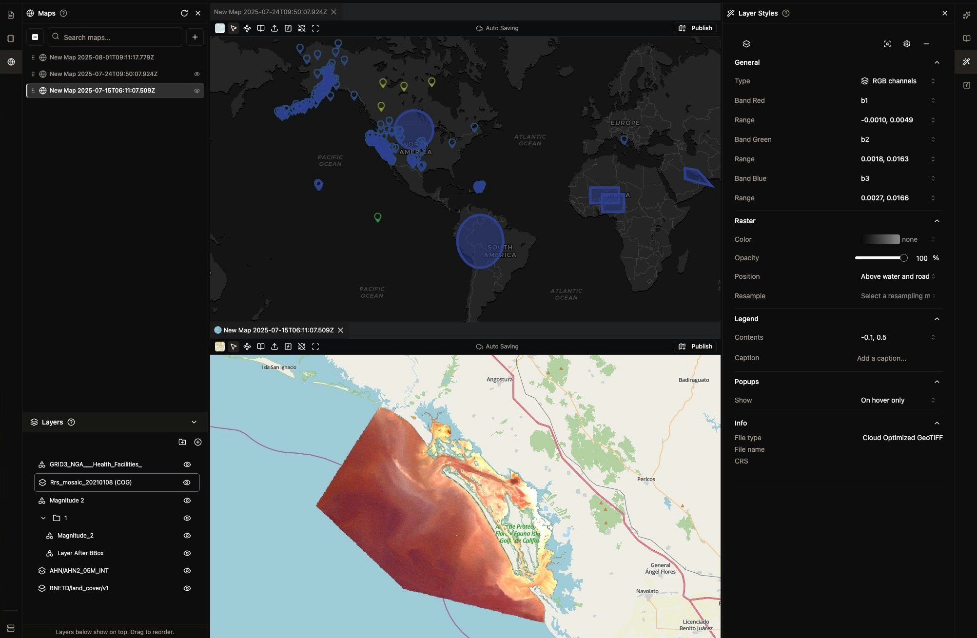 NikaMap Interface