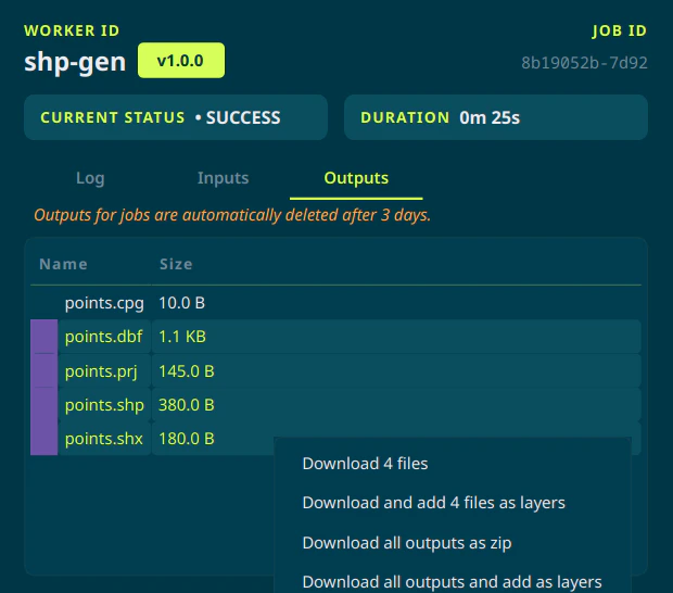 QGIS Results