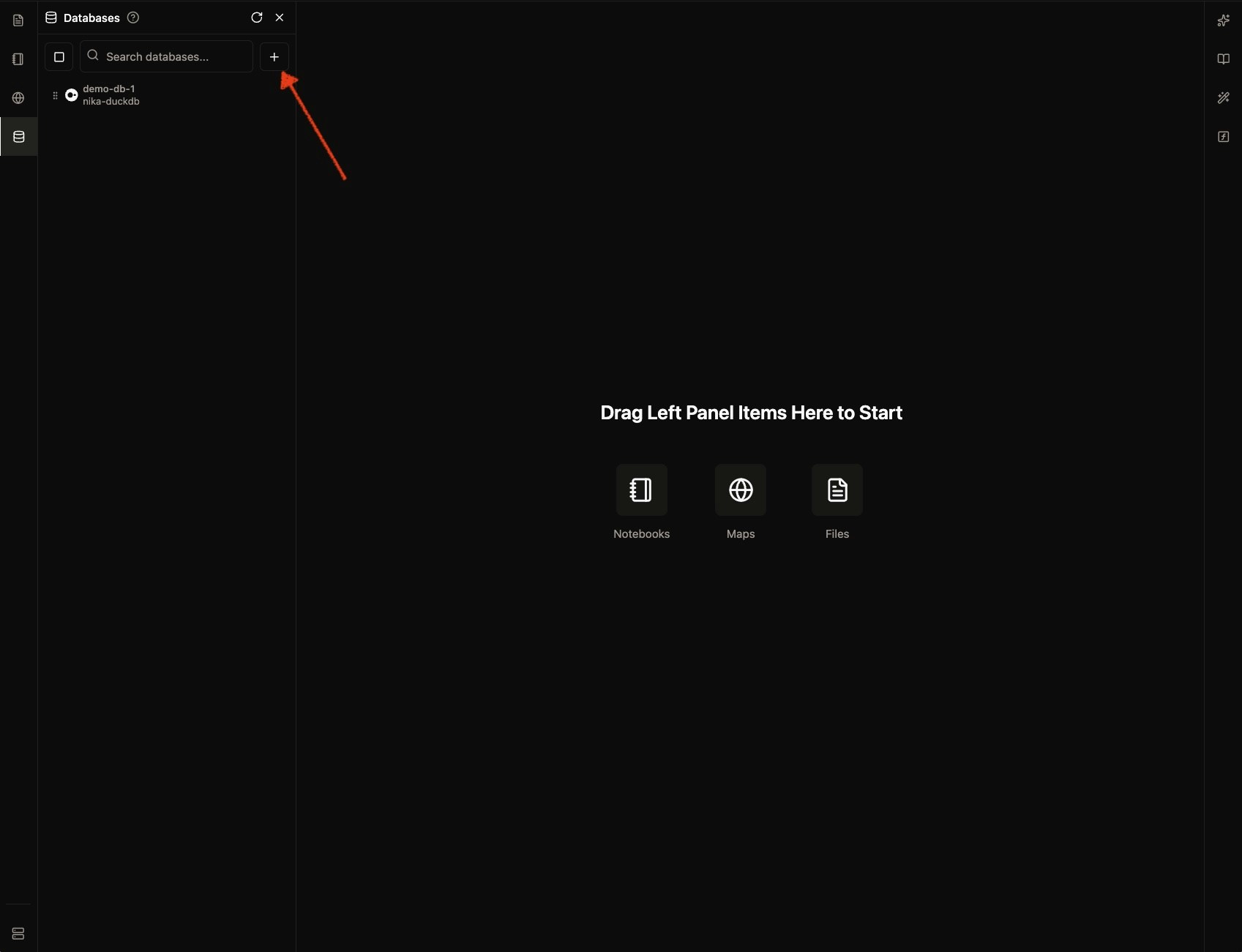 Create Managed DuckDB Step 1