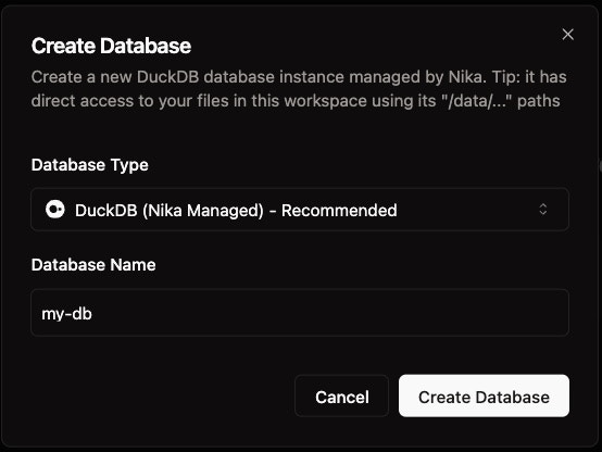 Create Managed DuckDB Step 2