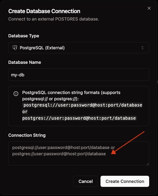 Connect PostgreSQL Step 3