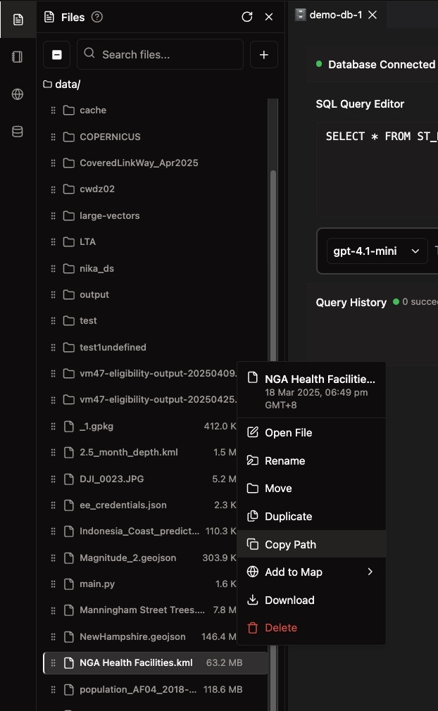Query Managed DuckDB Step 1