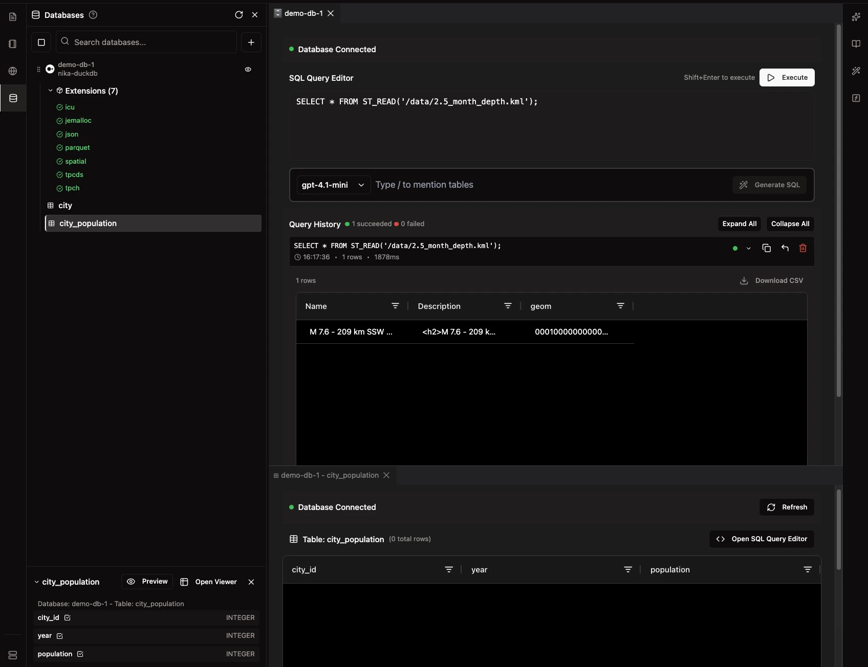 Nika DBMS Public Beta