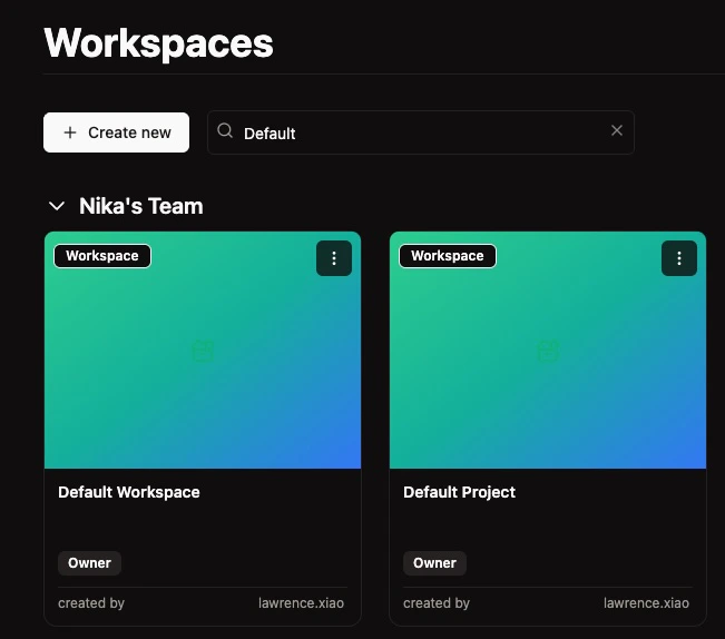 Workspace Search