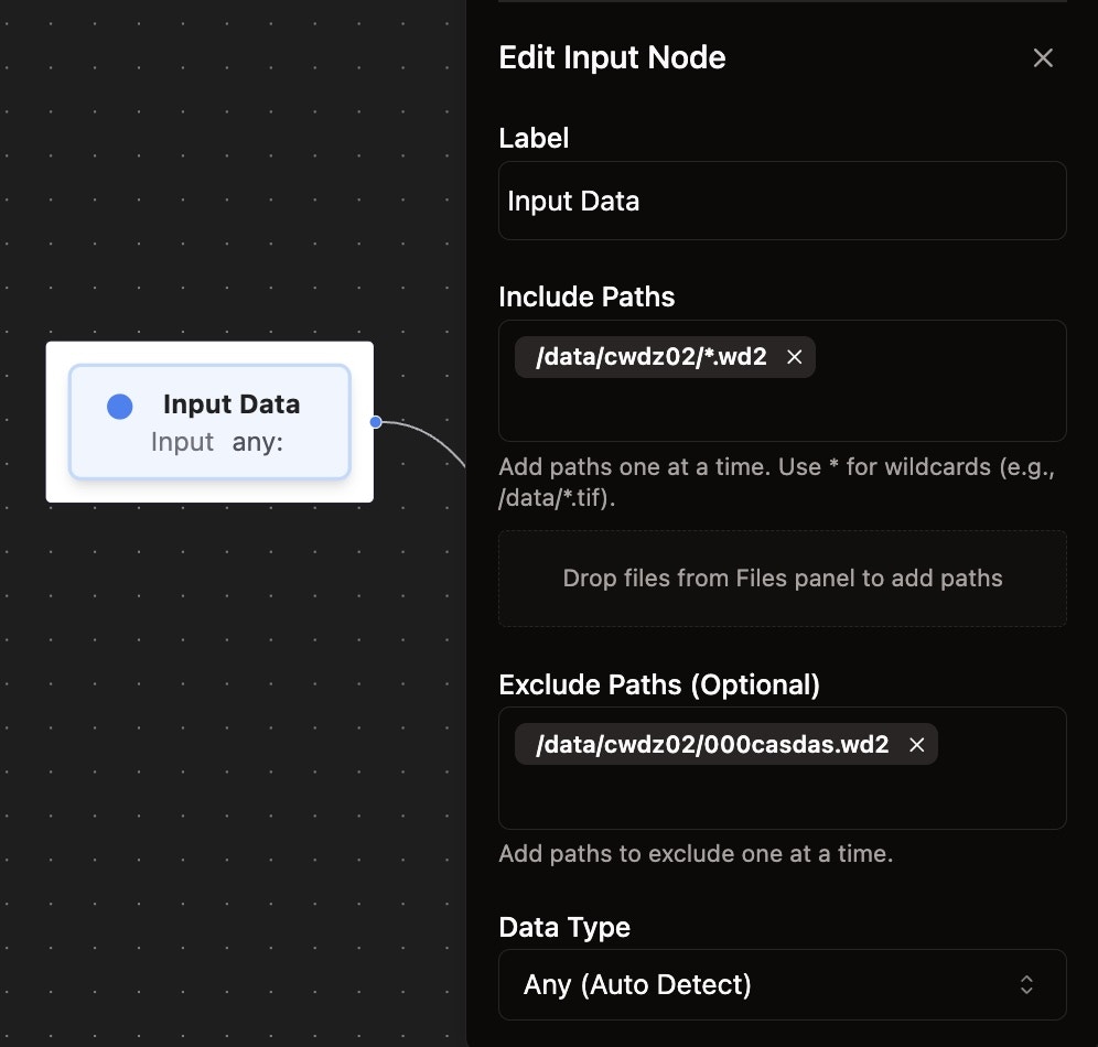 Wildcard Include with Exclude Paths