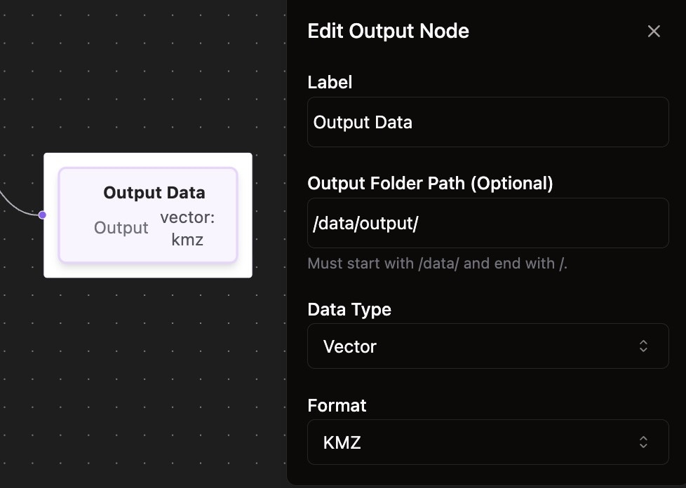 Output Node Configuration