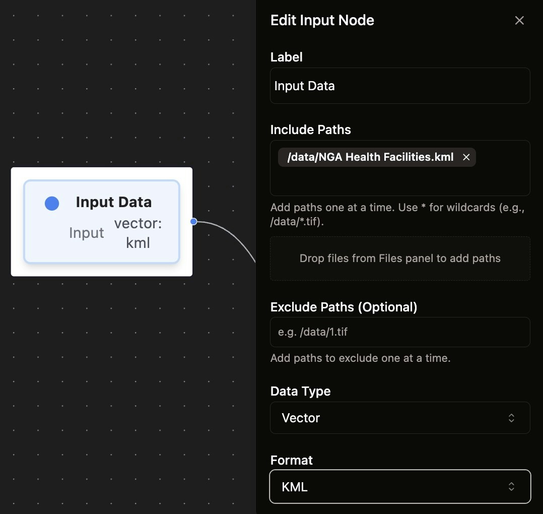 Input Node Configuration