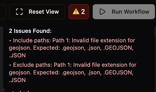 Error Detection and Warnings