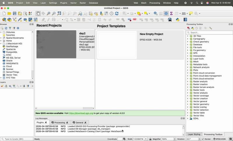 Enabling QGIS Plugin