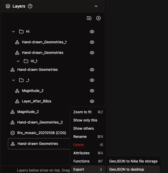Layer Export