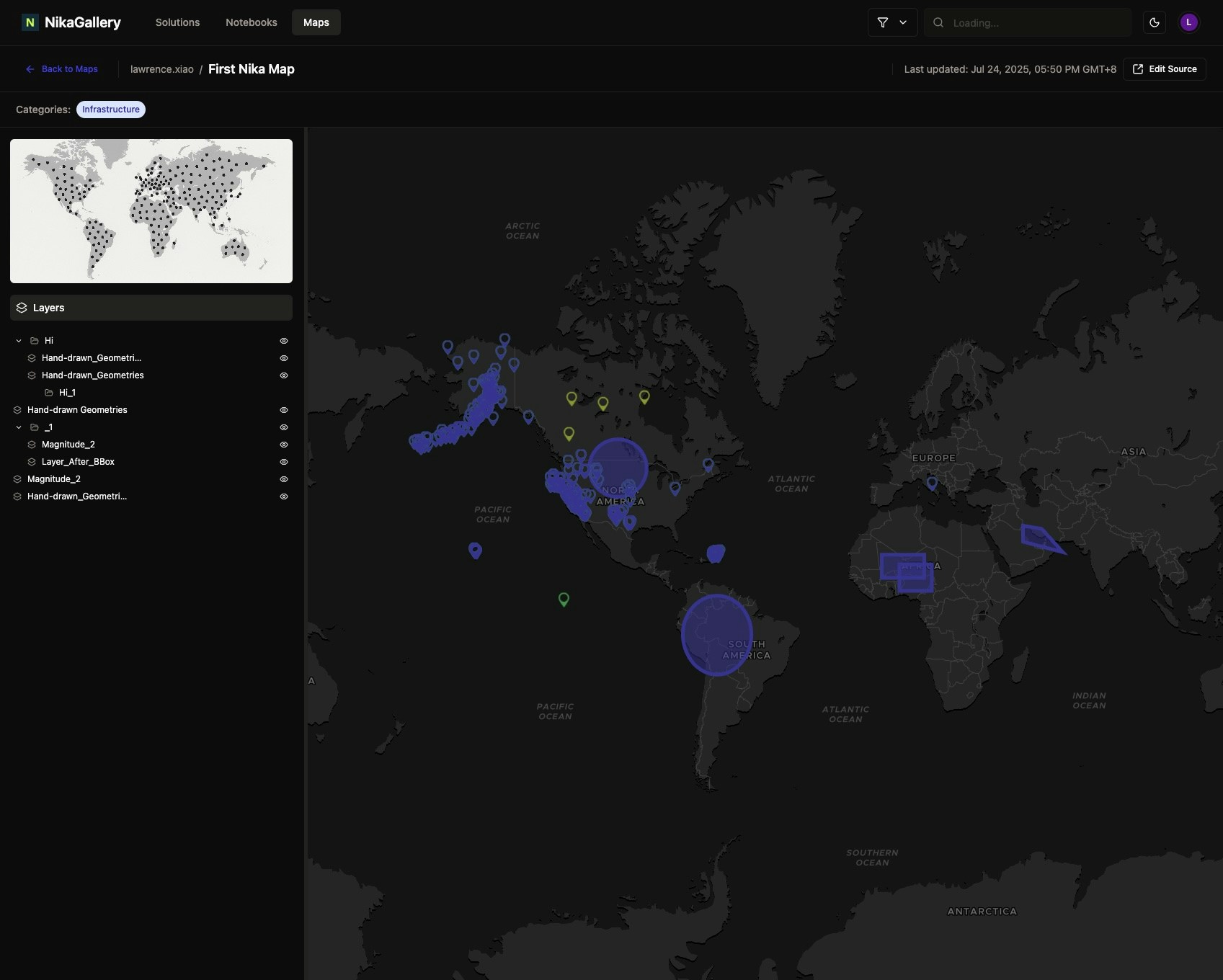 Published Map View