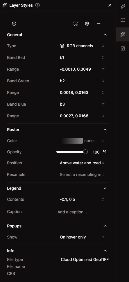 Raster Layer Styling Overview