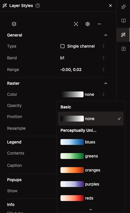Color Map Options