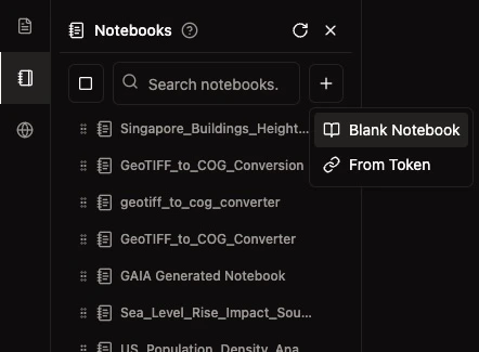 Create a Notebook to Start Analysis - Nika