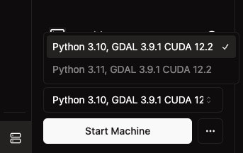 GDAL CUDA Pre-installed