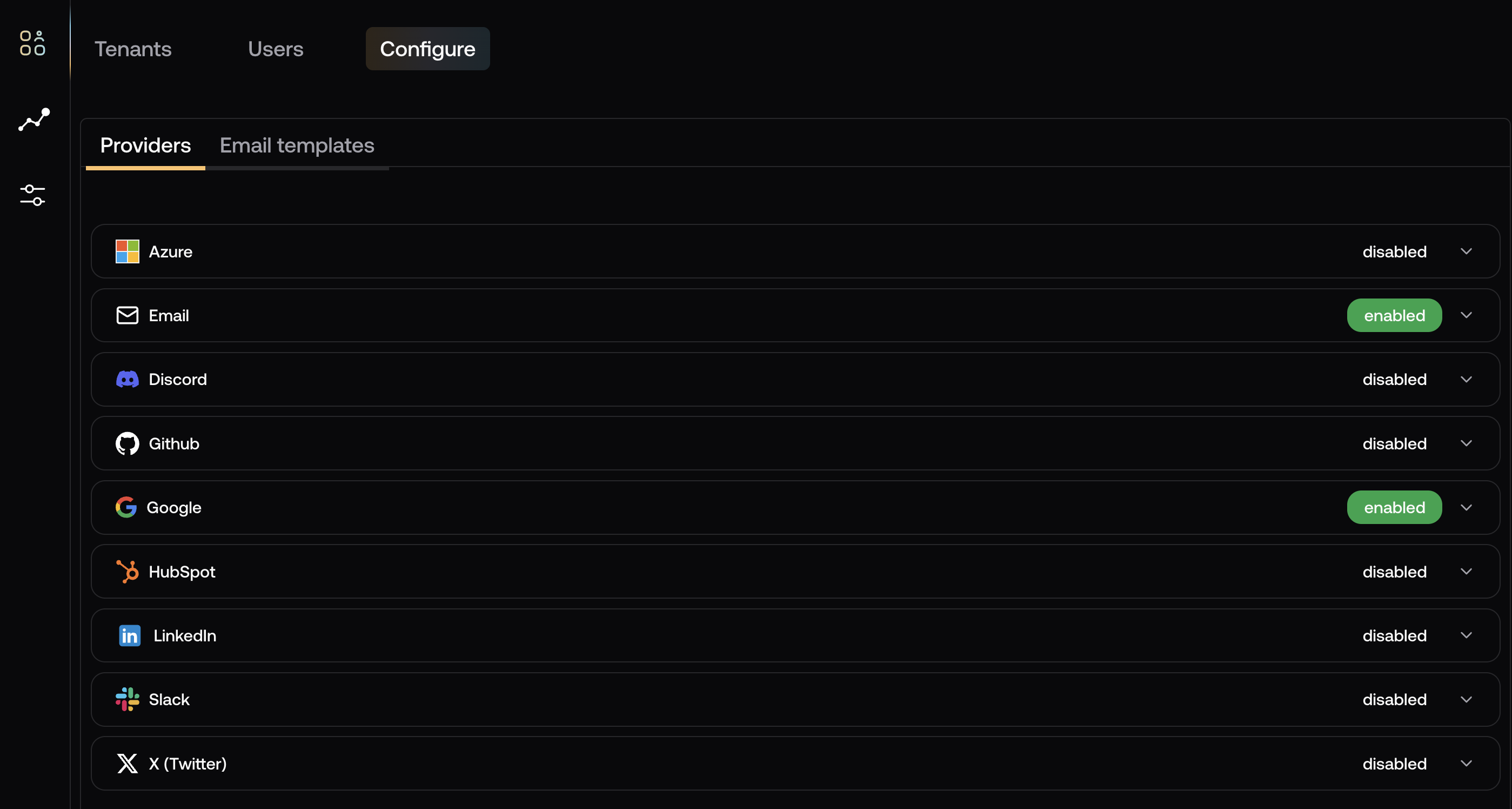 Configurations - Nile Documentation