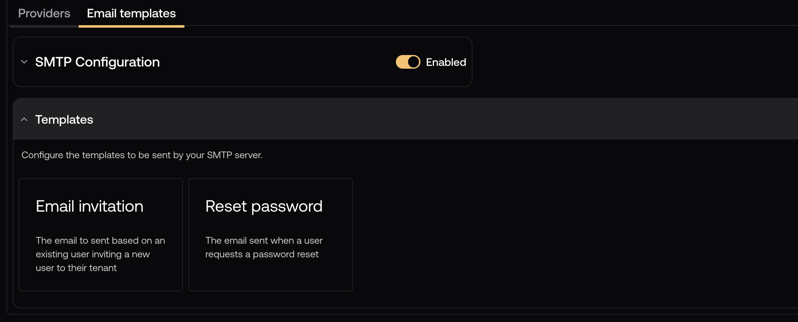 Email templates