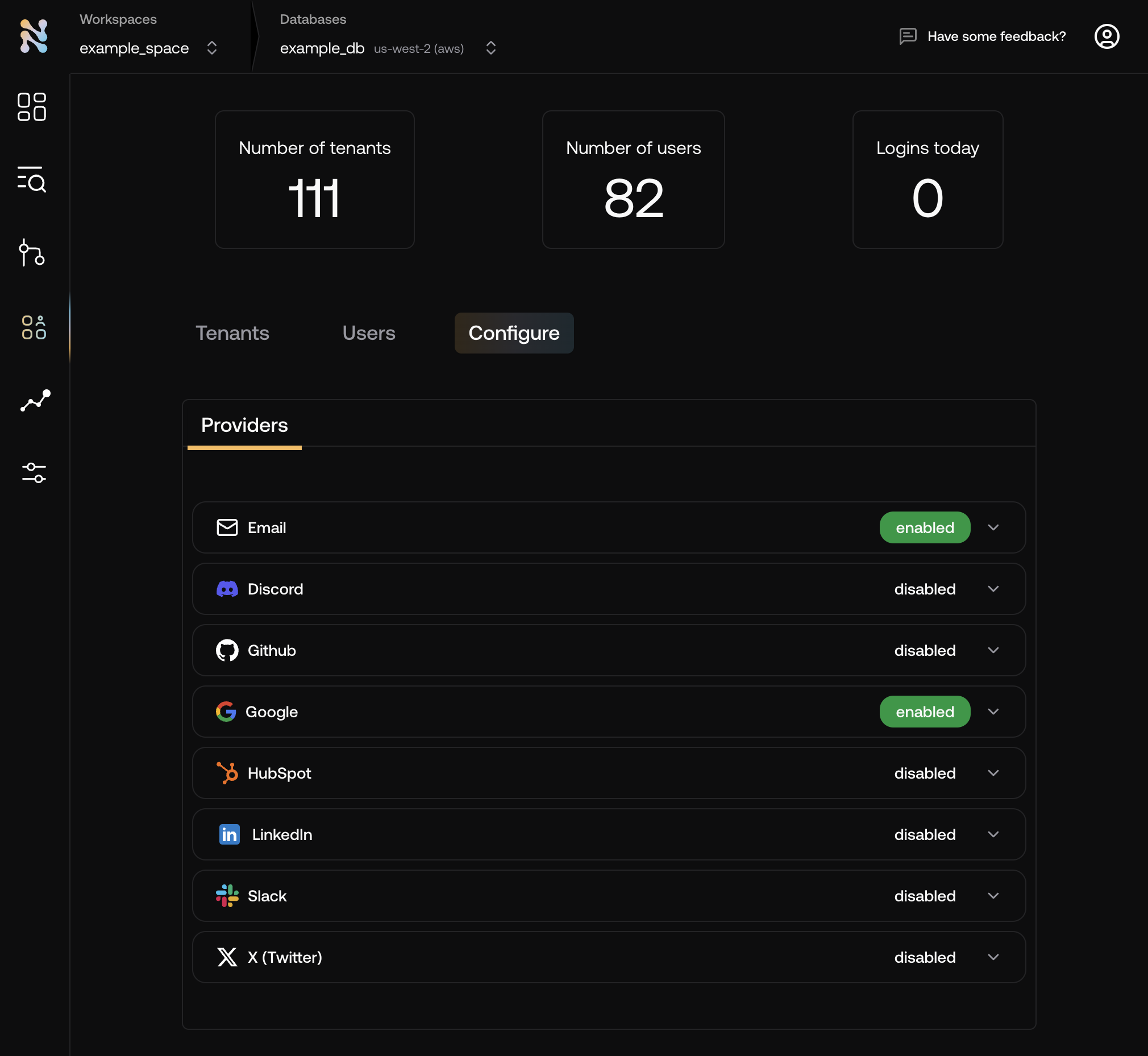 Provider Configuration