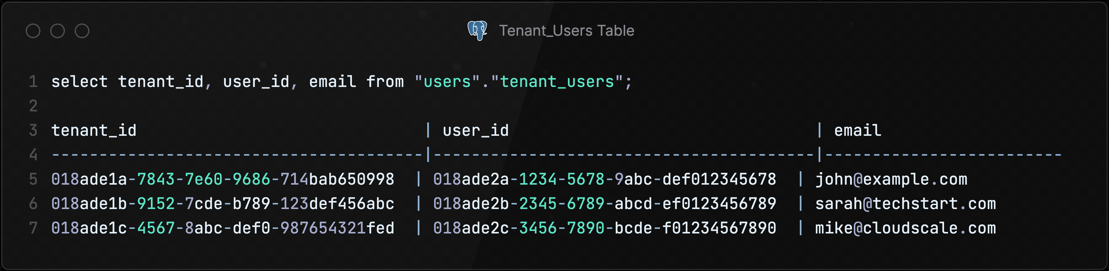 Table-Tenant-Users
