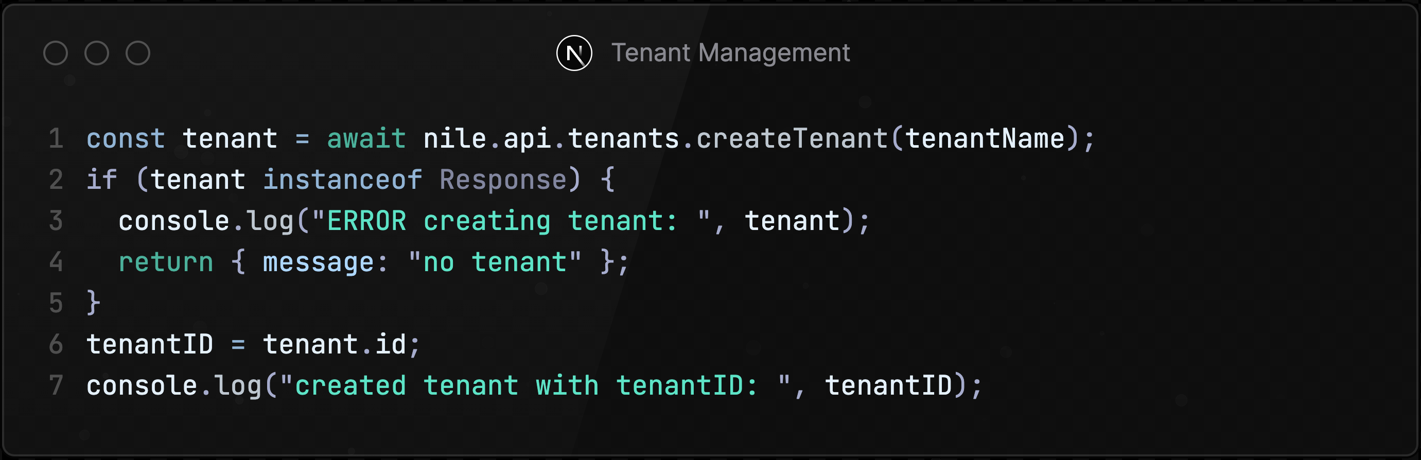Tenant-API
