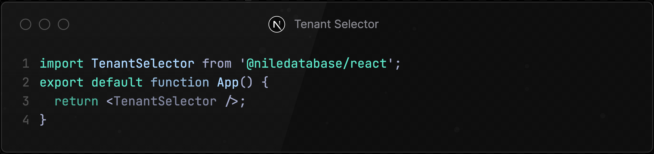 Tenant-Selector