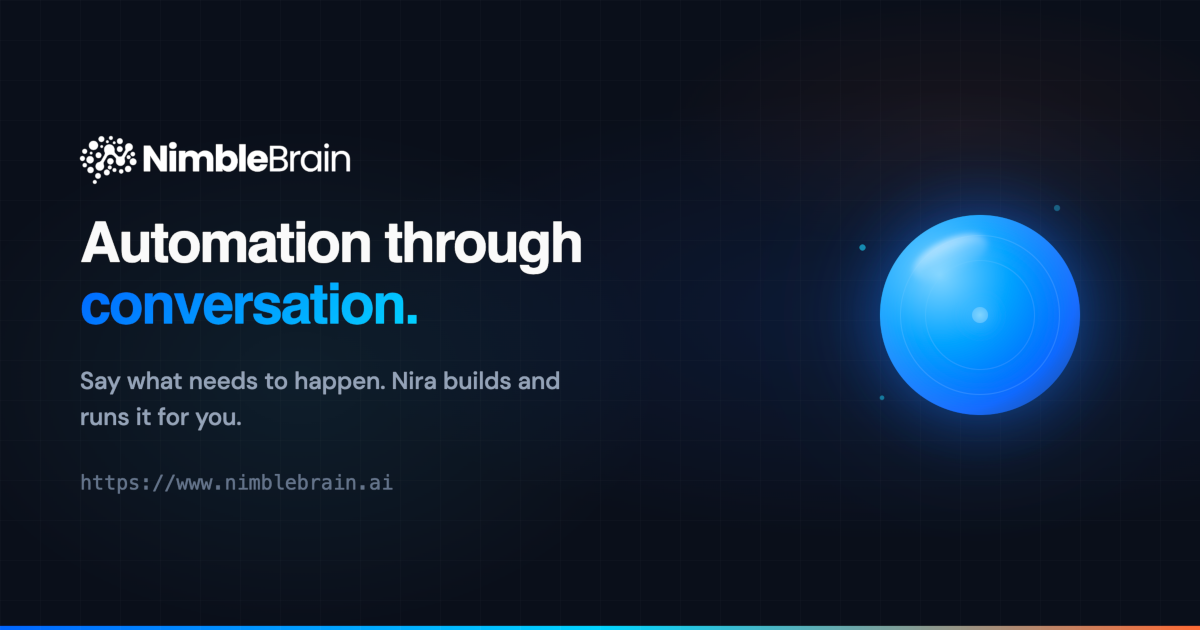 NimbleBrain Studio Hero Light