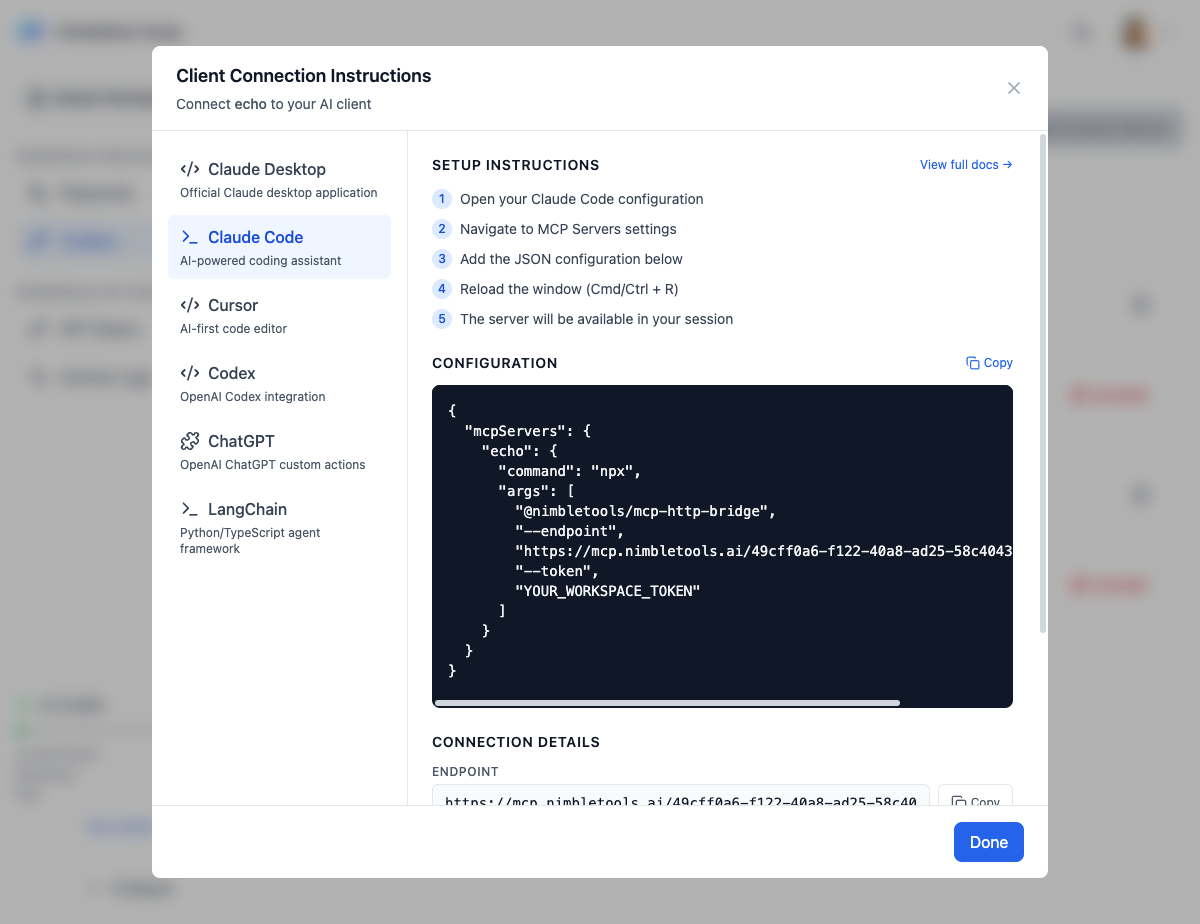 Claude Code integration