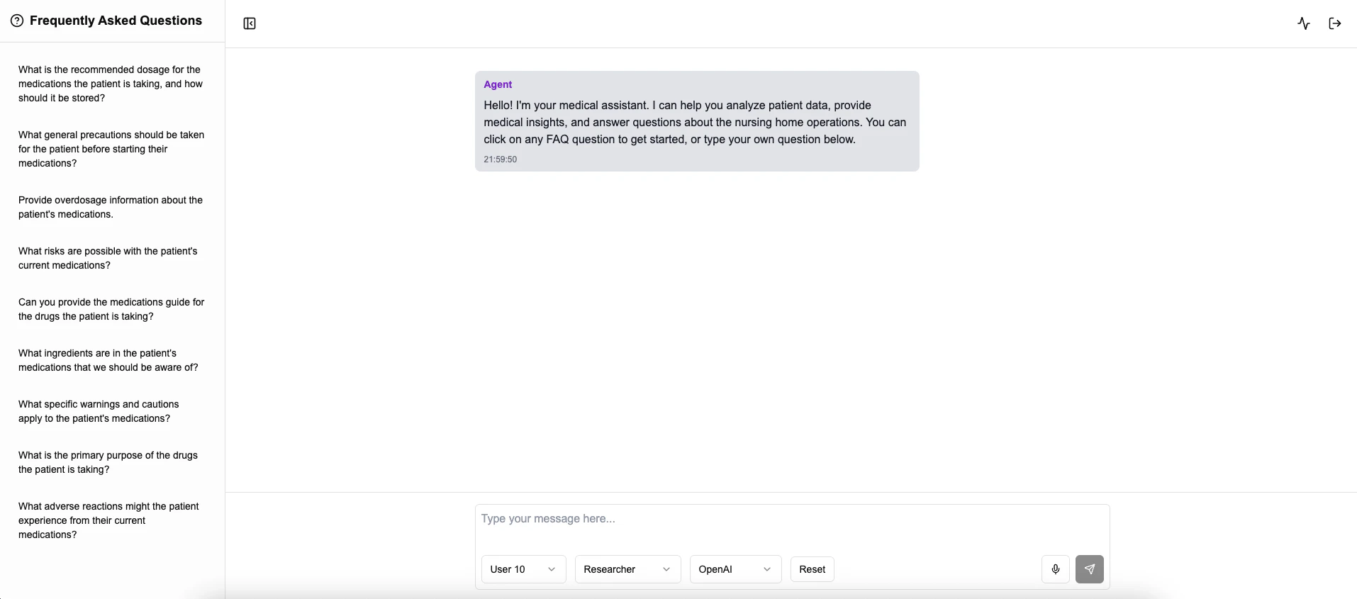 Covita Dashboard Light