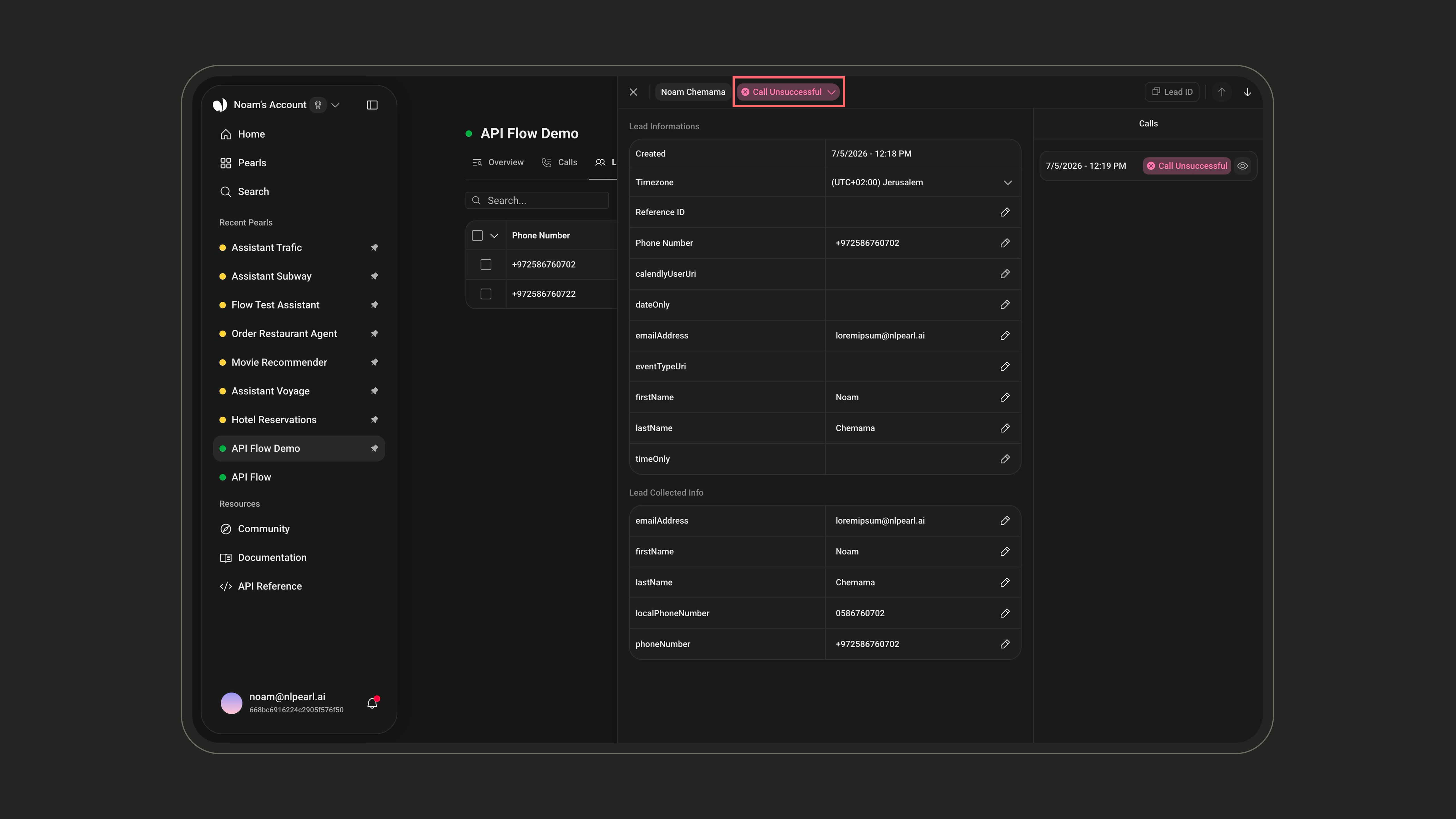Change lead status