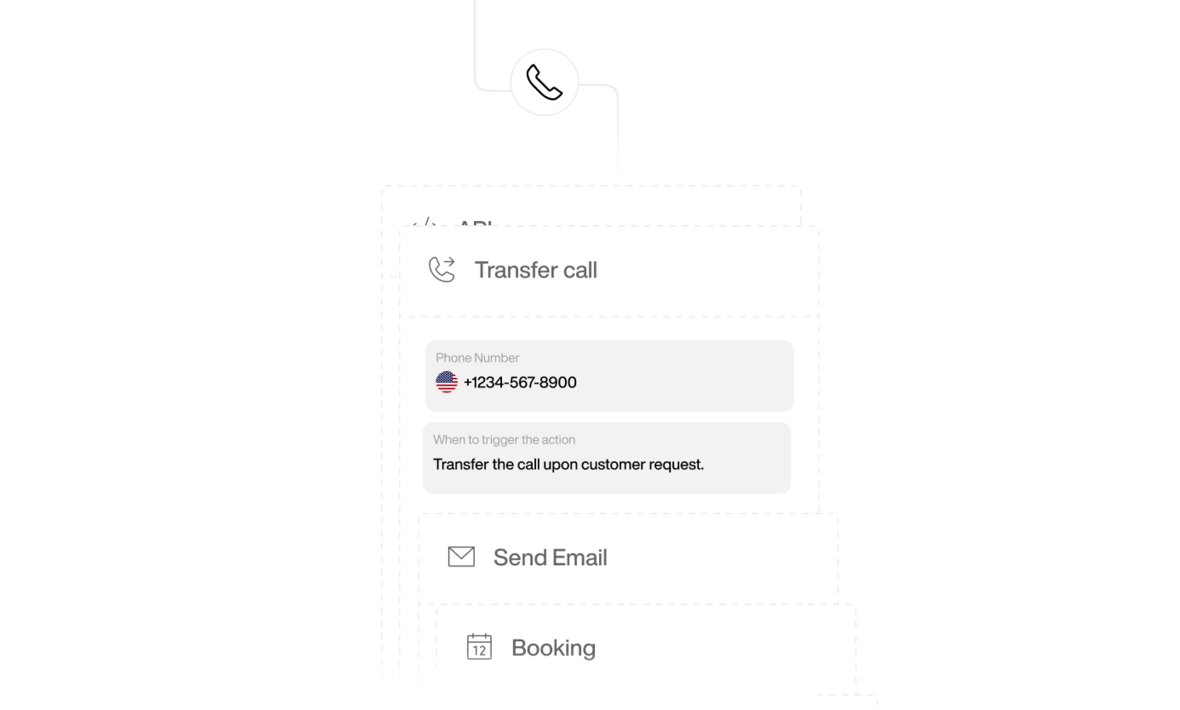 Send Email action interface on light mode