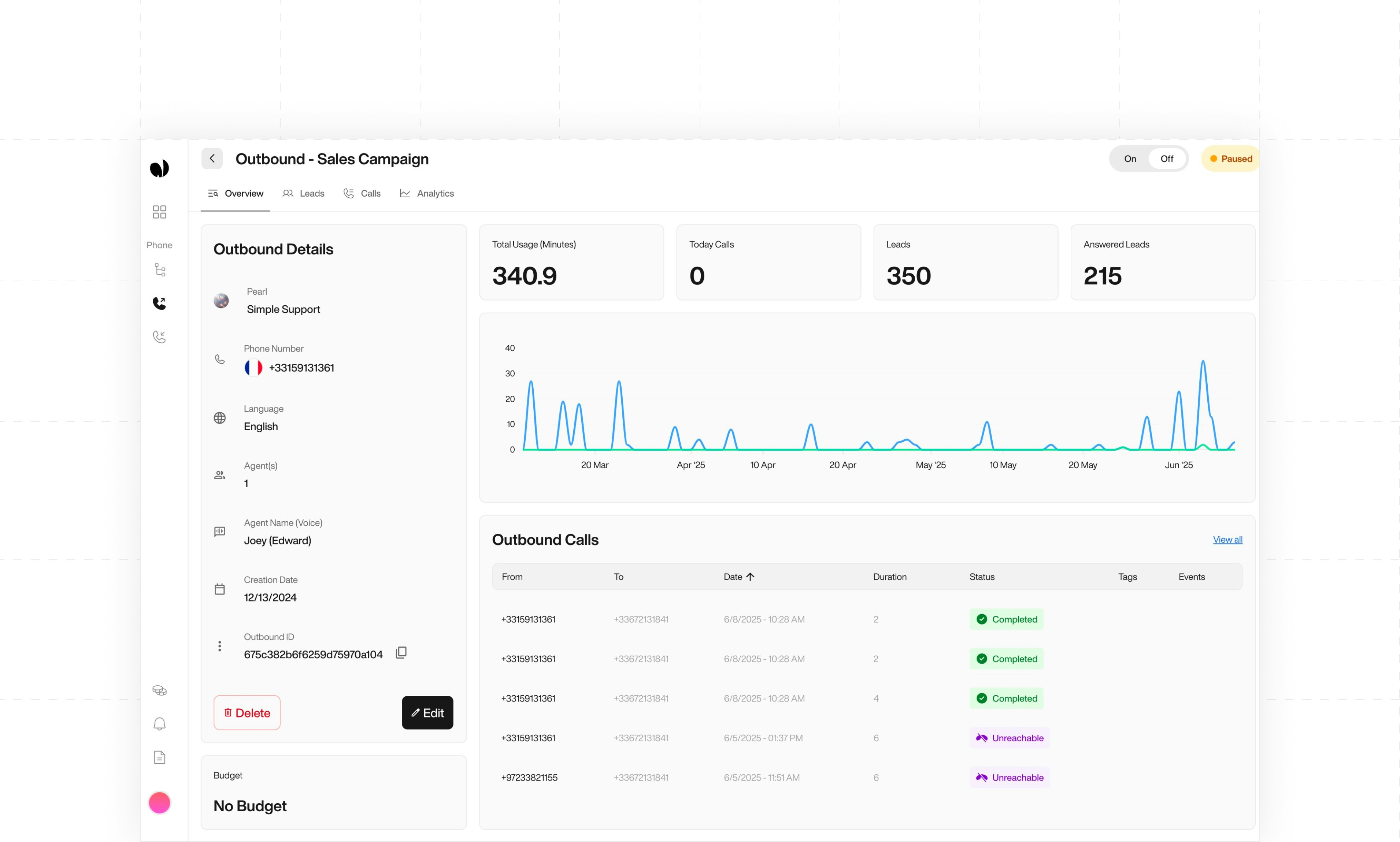 Send Email action interface on light mode