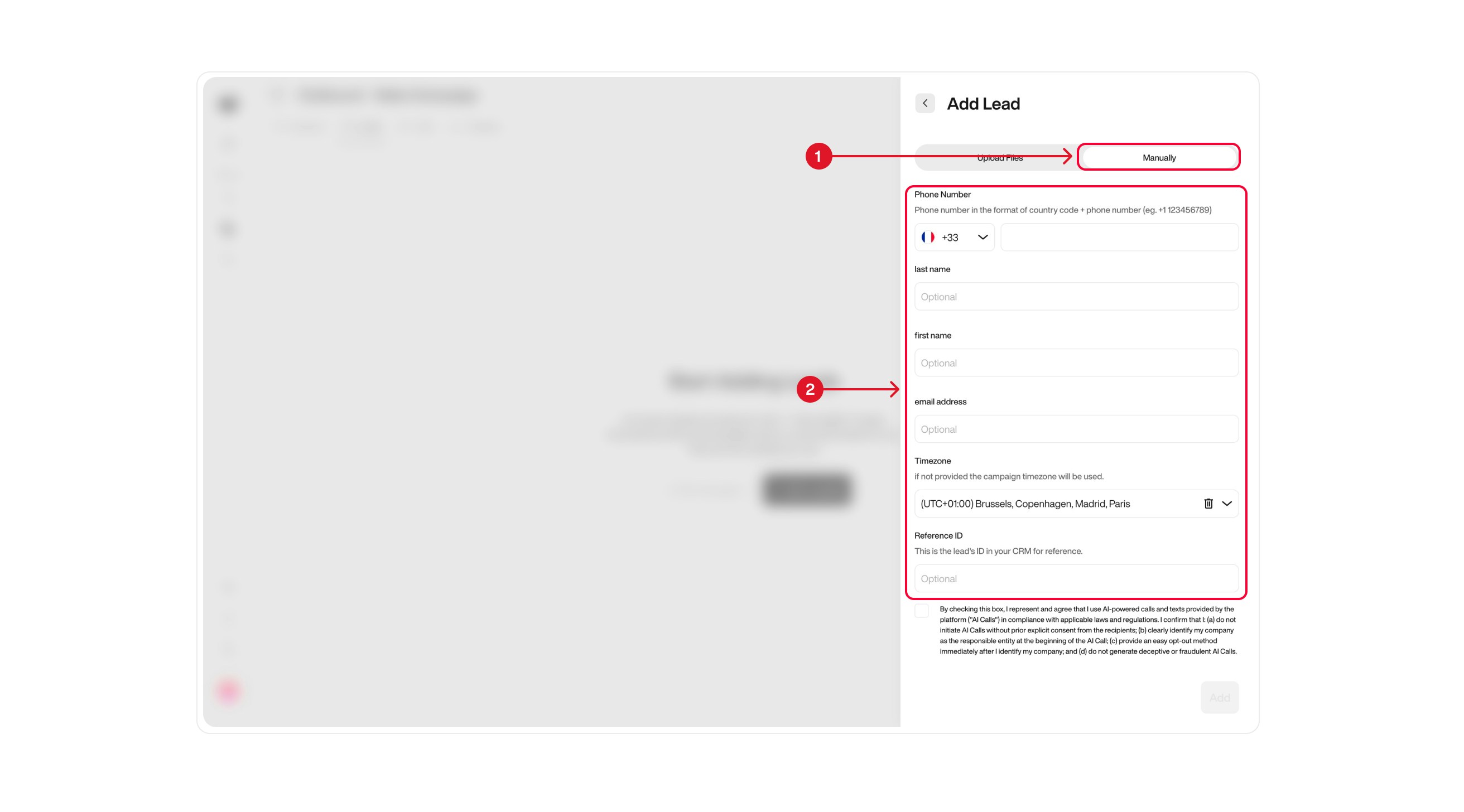 Send Email action interface on light mode