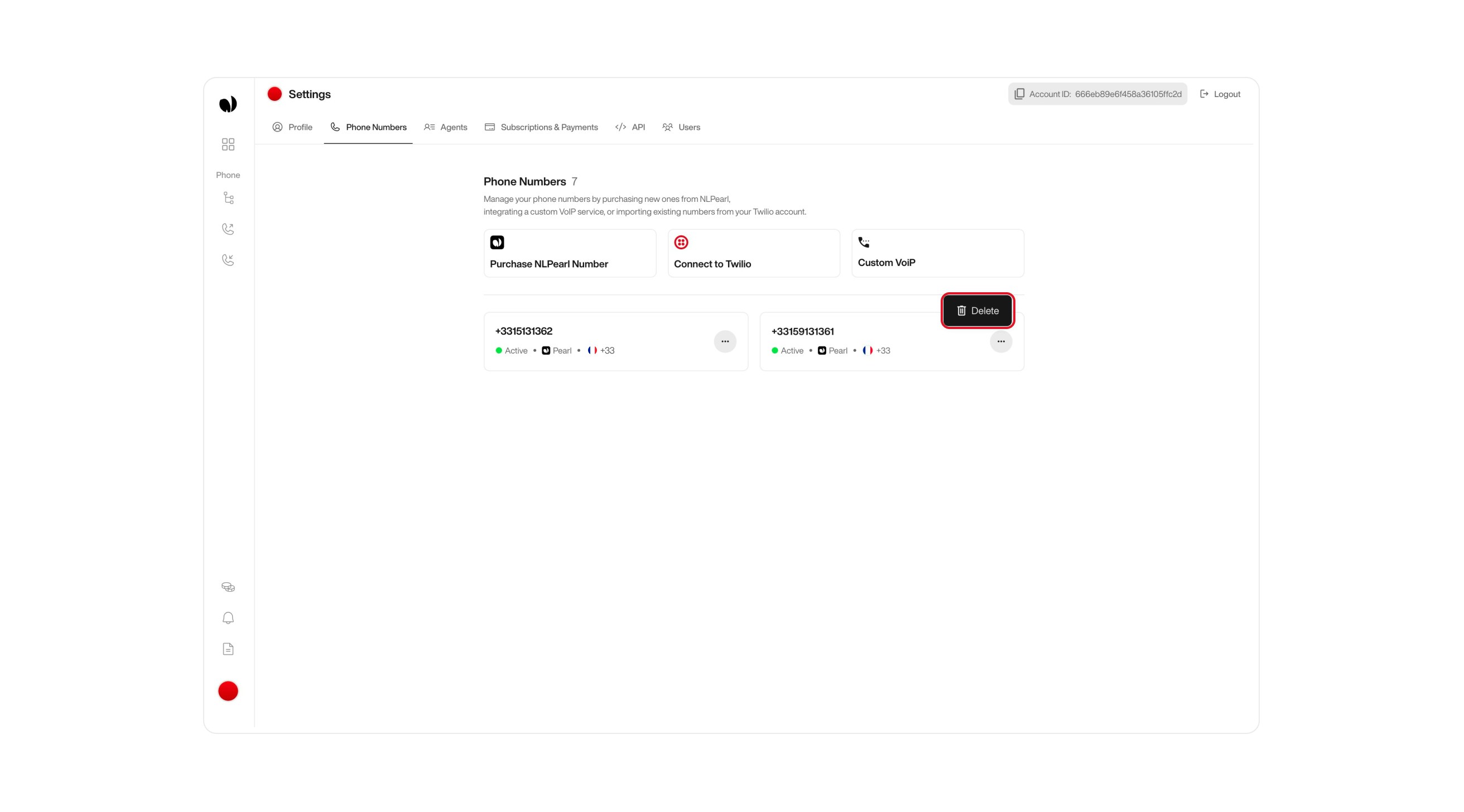Send Email action interface on light mode