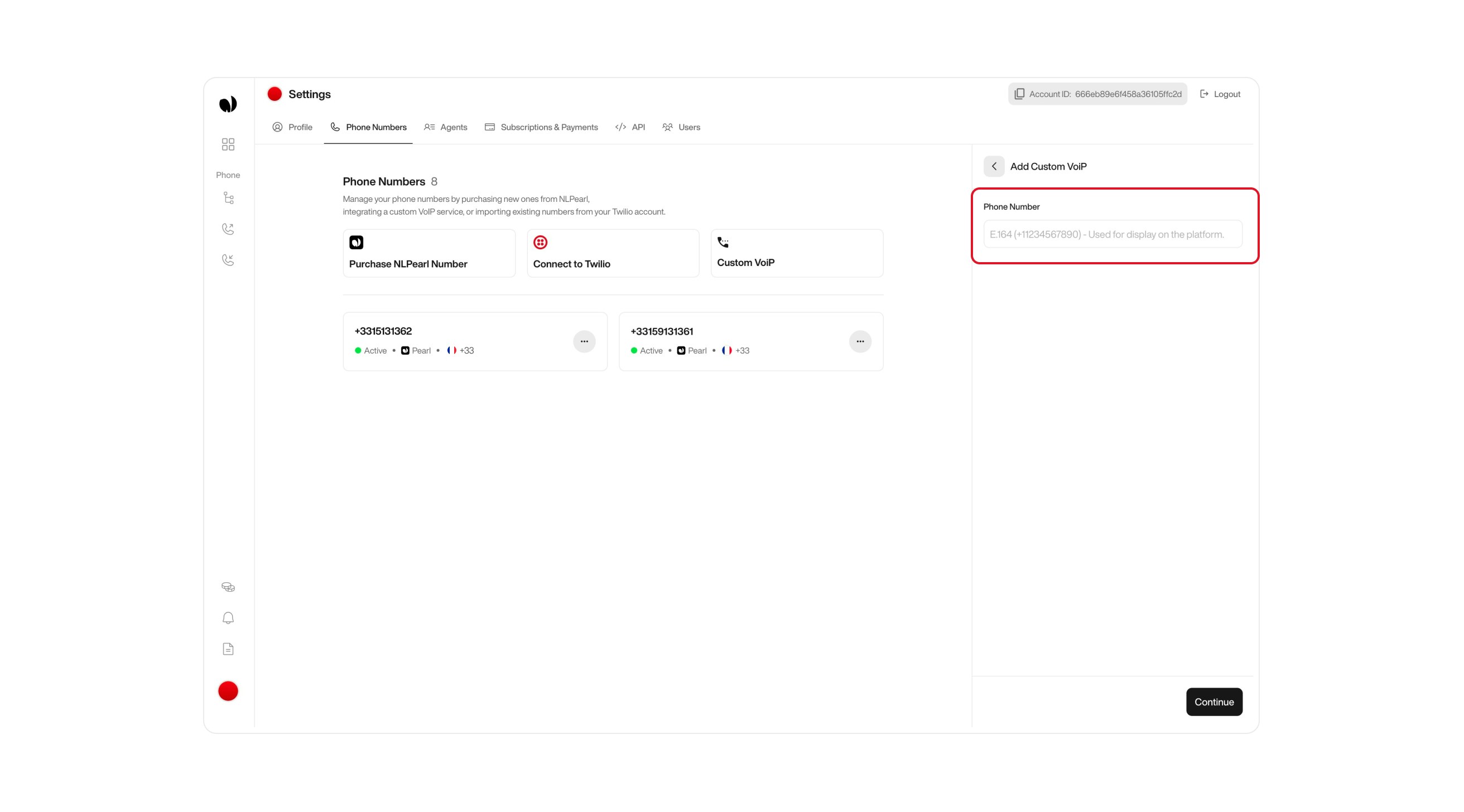 Send Email action interface on light mode