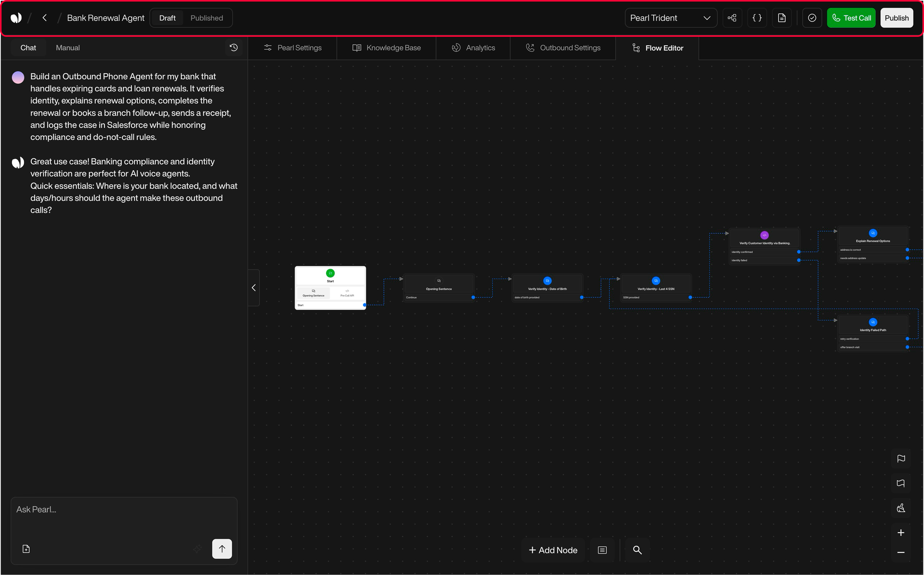 Send Email action interface on light mode