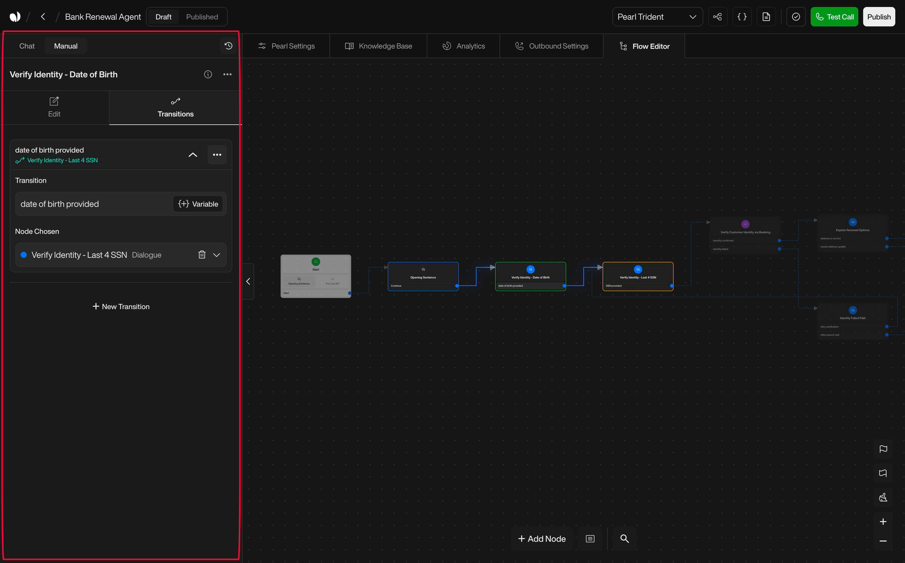Send Email action interface on light mode
