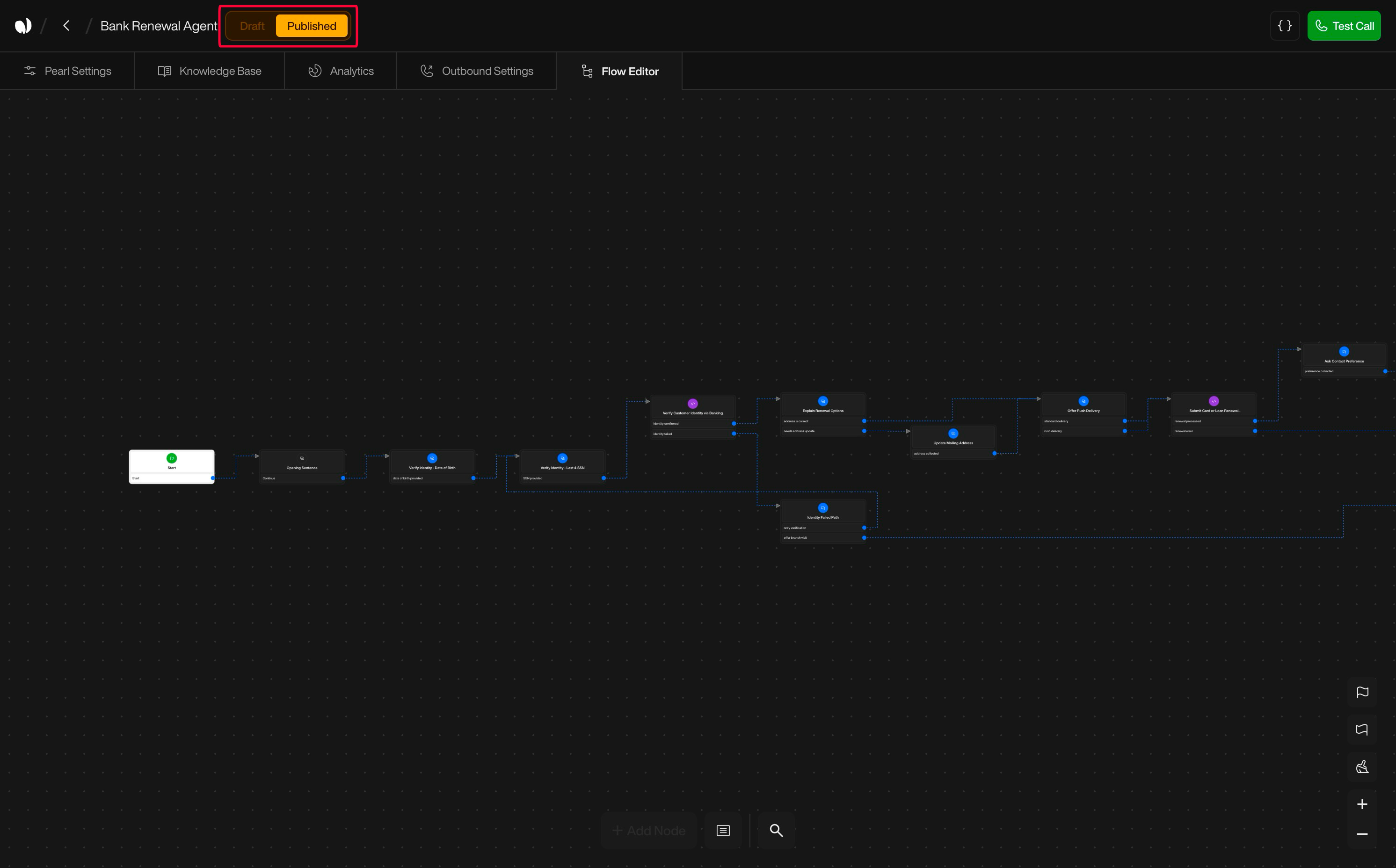 Send Email action interface on light mode