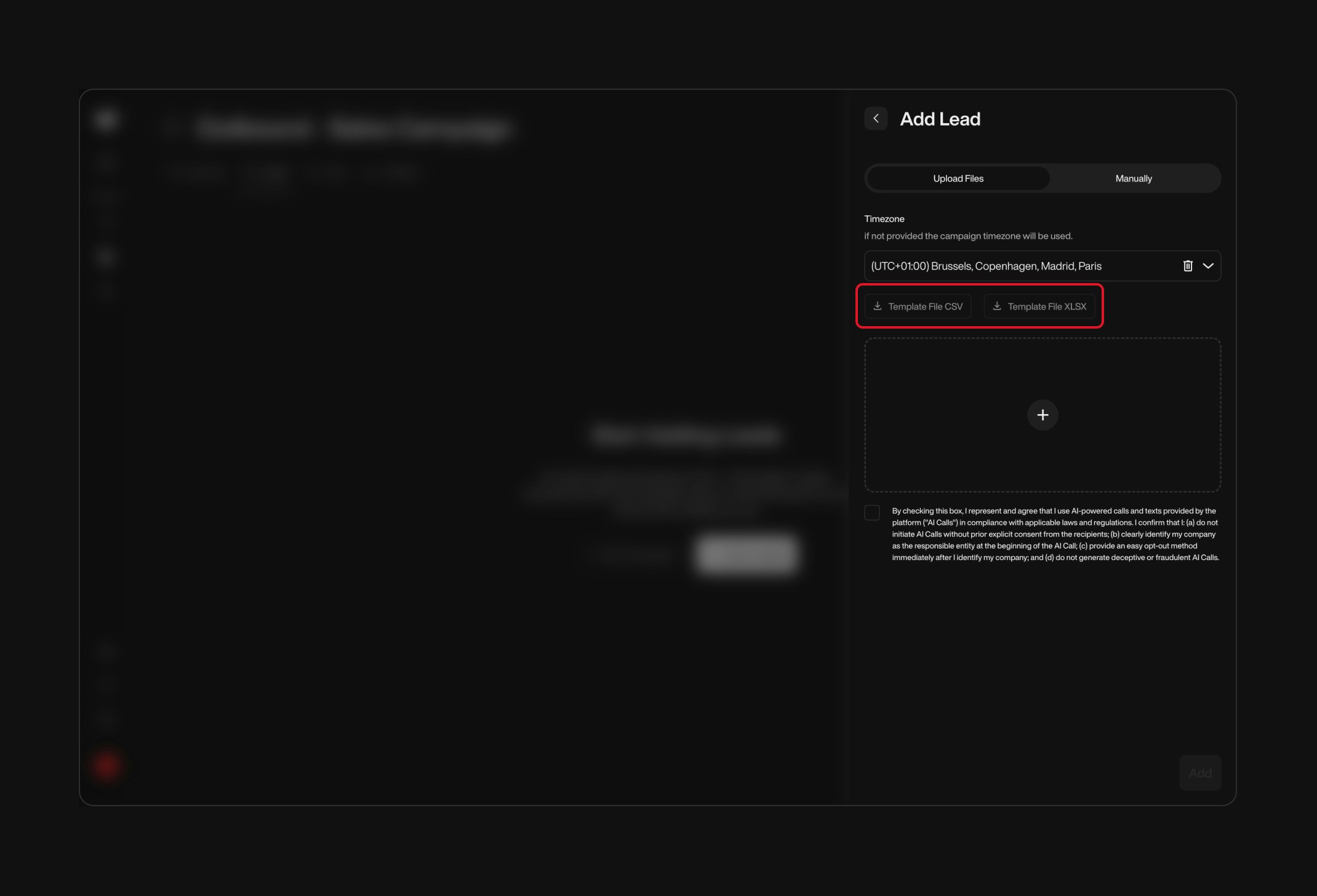Send Email action interface on dark mode