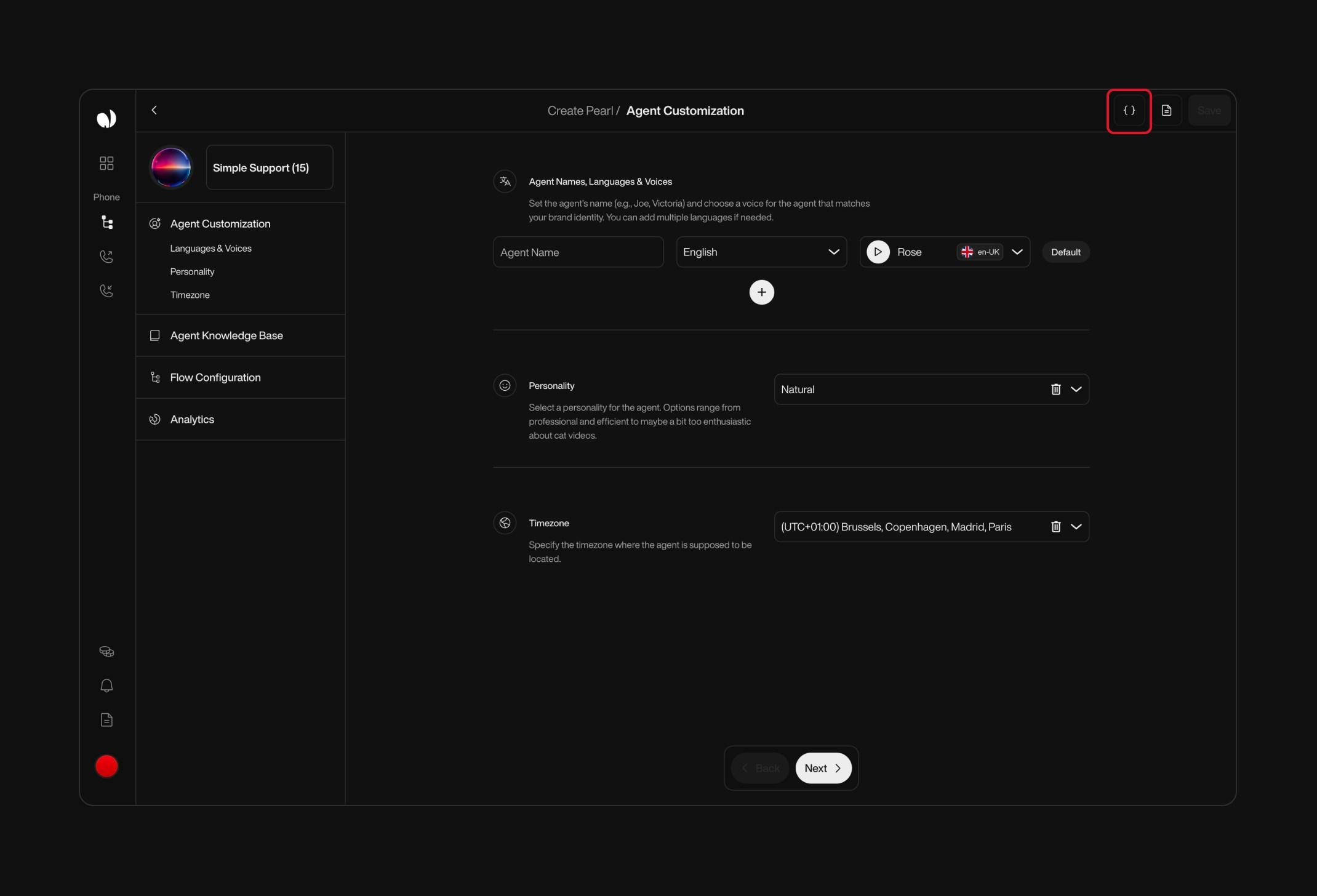 Frame 1 – Dark Mode